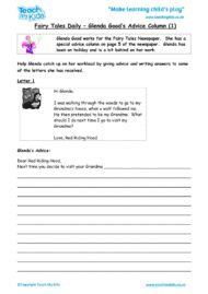 Worksheets for kids - fairy-tales-daily-Glenda-Goods-advice-column